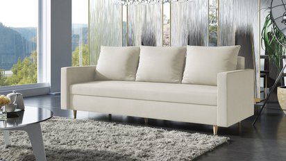 Calluto sofa bed with storage Paros 01 velour