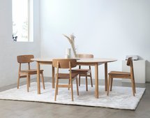 Ebuela extendable table 100x190-280 cm natural oak