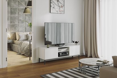 TV cabinet Perila 150 cm white