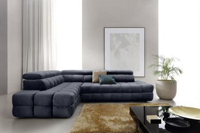 Torazo corner sofa bed with storage (Fabric: Element 22, Side: Left)