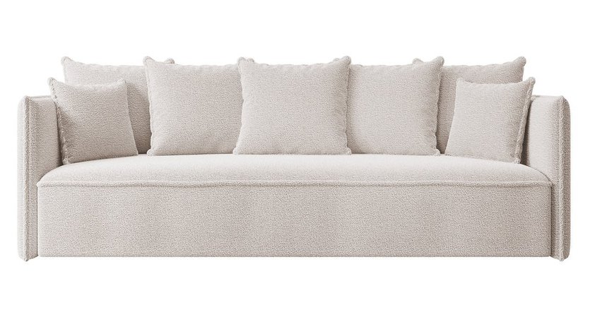 Calabrio three-seater sofa bed with storage (Fabric: Abriamo 2)