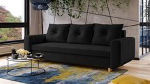 Chesby sofa bed with storage Kronos 07 velour