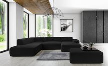 Terrafino U-shaped modular corner sofa with backrest on the left Onega 11