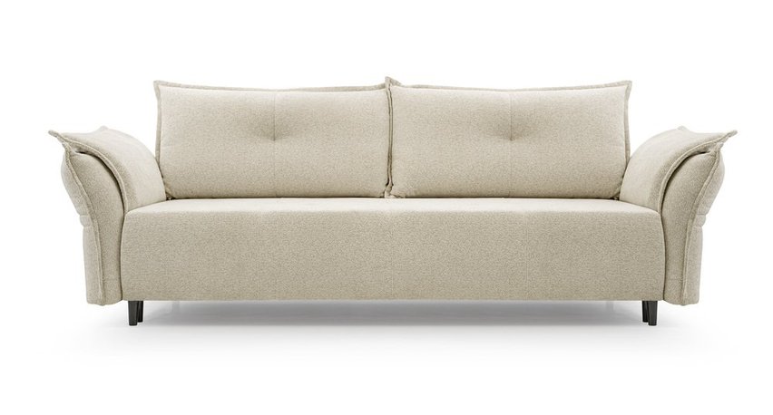 Caballo three-seater sofa bed with storage (Fabric: Raven 28)