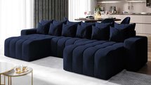 Corner sofa with sleeping function Batilo U (Fabric: Salvador 05)