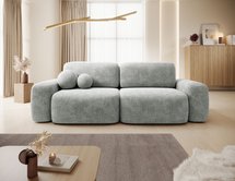 Pamplona three-seater sofa bed with storage Cremona 81 wickerwork