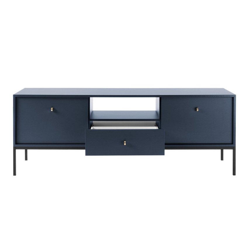 Monne TV cabinet 153 cm navy blue vintage MRTV154