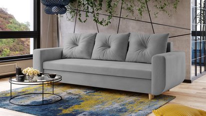 Chesby sofa bed with storage Kronos 53 velour