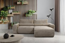 Corner sofa with sleeping function Leo L-shaped Tilia 11 universal