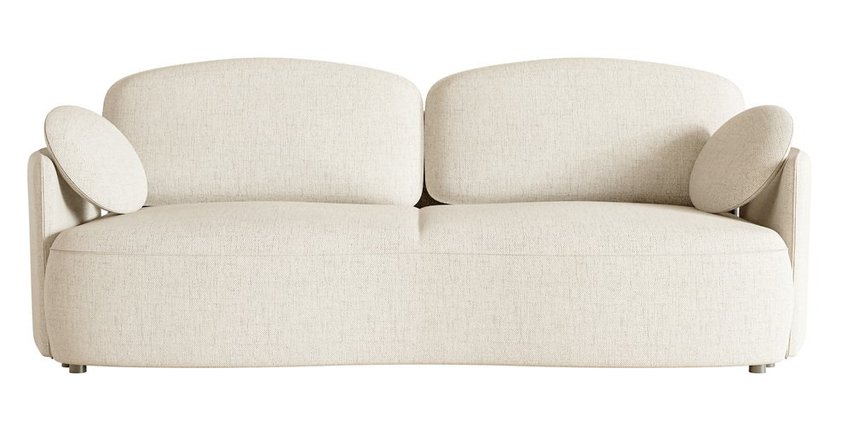 Raviolo three-seater sofa with storage Moly 02 hydrophobic chenille