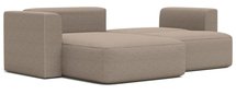 Sarrabi L-shaped left-hand corner sofa with sleeping function Imagine me 04 hydrophobic chenille