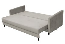 Balabay sofa, three-seater, with storage, black legs (Fabric: Trinity 03)