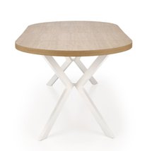 Obereler extendable table 100-250x100 cm golden oak/white