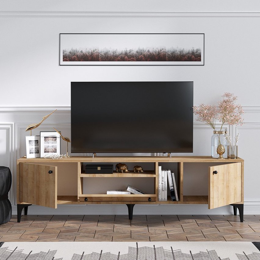 Penona TV cabinet 180 cm oak