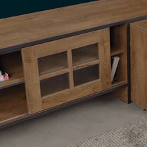 Hills TV cabinet 150 cm oak with extendable tables