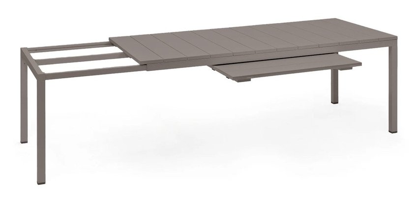 Rio Nardi extendable garden table 210-280x100 cm made of certified brown material