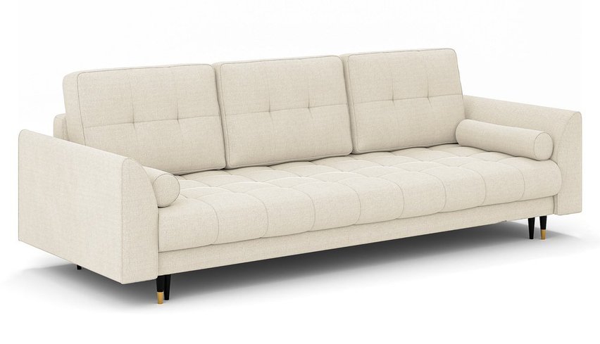 Agriano three-seater sofa with storage Storm 02 easy-clean chenille