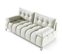 Bareli Amon 18 three-seater sofa with storage, hydrophobic velvet