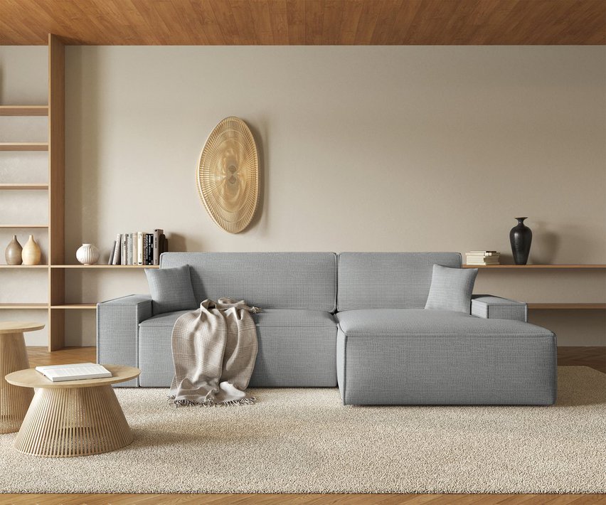 Corner sofa with sleeping function Farese New L-shaped Cremona 81 right-hand side