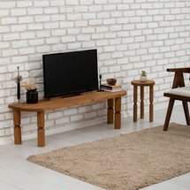 Chartiness TV cabinet 140x40 cm chestnut