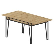 Privels extendable table 132-170x80 cm oak