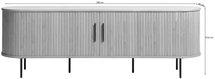 TV cabinet Gativel 180 cm burnt oak slats