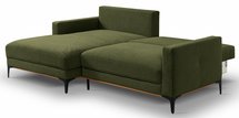 Corner sofa with sleeping function Sabbino L-shaped with storage Curio 39 hydrophobic chenille right-hand side