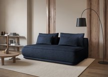 Leanno three-seater sofa with Moly 79 container, hydrophobic chenille