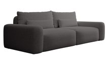 Carnos Moly 85 three-seater sofa, hydrophobic chenille, black legs