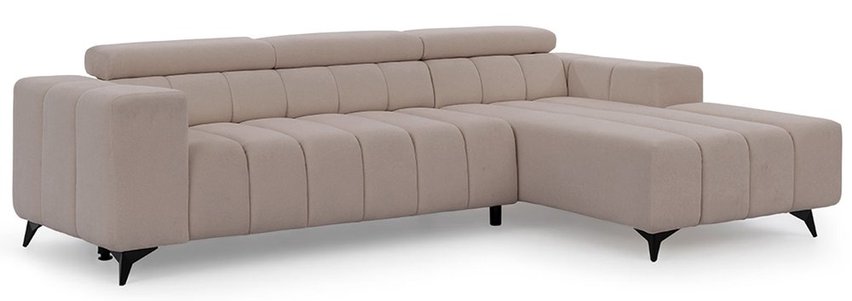 Corner sofa with sleeping function Ragussino L-shaped Sicuro 50 right-hand side