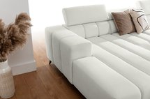 Corner sofa with sleeping function Ragussino L-shaped Sicuro 60 left-hand side