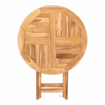 Anoak garden table wooden diameter 70 cm