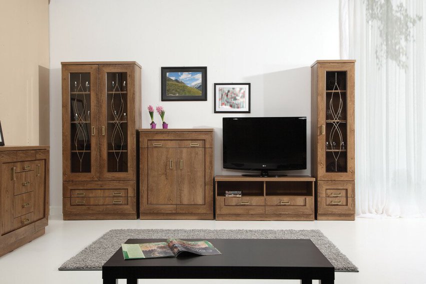 Tymbaroth TV cabinet 118 cm (Lefkas Oak)