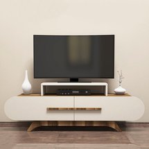 Ovalia TV cabinet 145 cm with cream front