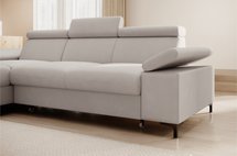 Millefolium Salvador 16 Agmamito left-sided L-shaped corner sofa with sleeping function with a container