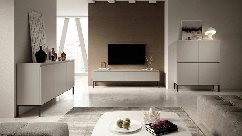 Bemmi TV cabinet 150 cm Beige