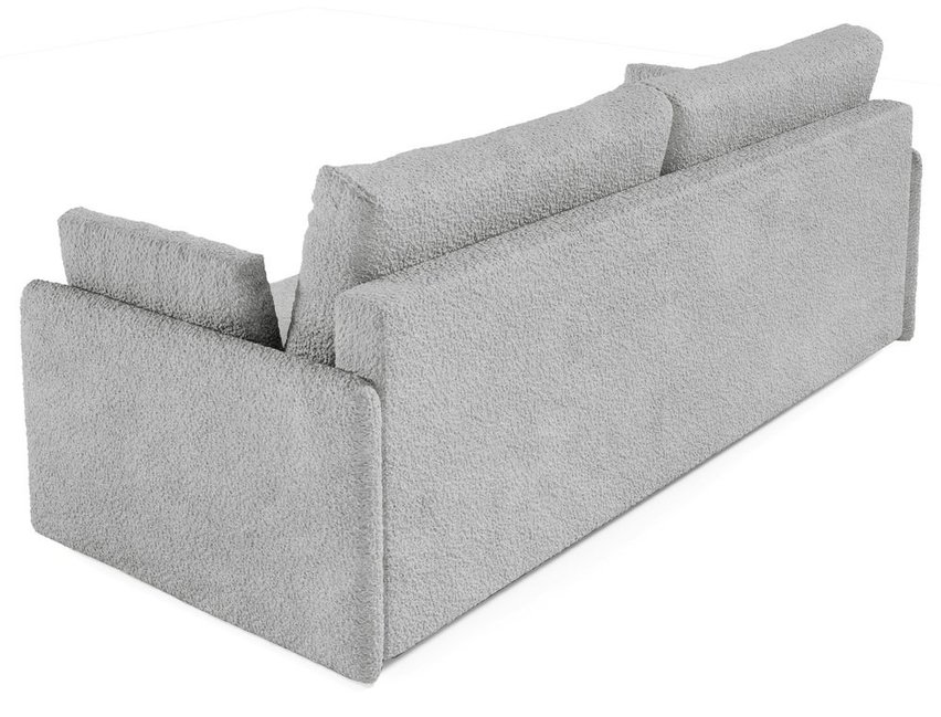 Mino sofa bed with Abriamo 6 boucle bedding container