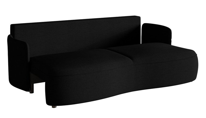 Raviolo three-seater sofa with Moly 99 container, hydrophobic chenille