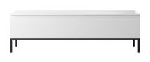 Bemmi TV cabinet, 150 cm, white with black legs