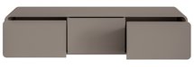 TV cabinet Oro 154 cm with three drawers, hanging, dark beige