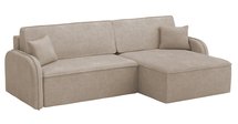 Corner sofa with sleeping function Picatti Amon 16 L-shaped with a container in hydrophobic fabric universal velour