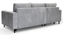 Corner sofa with sleeping function Nalika L-shaped with storage Poso 55 corduroy left-hand side