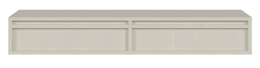 Evo dressing table with drawers, hanging, 110 cm, Sand beige