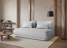 Leanno three-seater sofa with Moly 80 hydrophobic chenille container