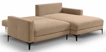 Corner sofa with sleeping function Sabbino L-shaped with storage Curio 15 hydrophobic chenille left-hand side