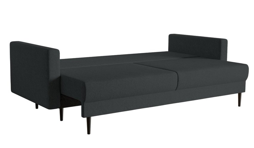 Valico Storm 99 three-seater sofa with black legs