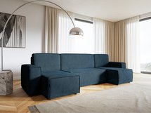 Copertino U-shaped corner sofa with sleeping function with container Element 13 universal