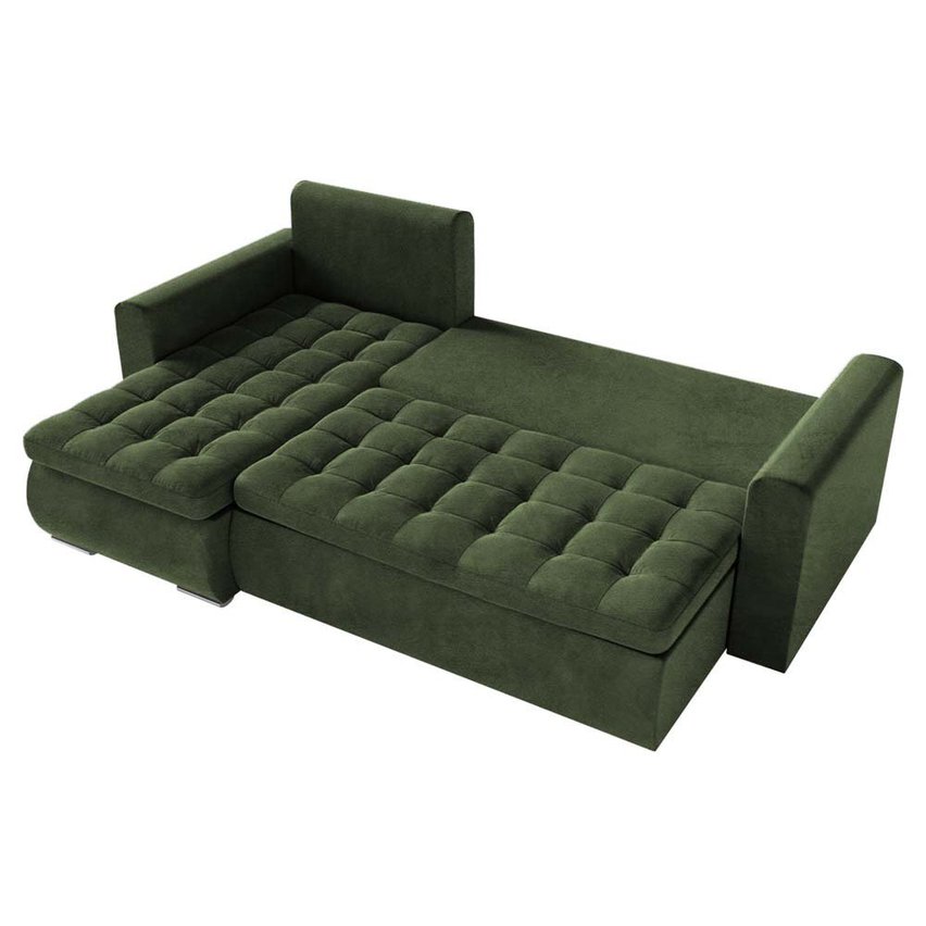 Corner sofa with sleeping function Derkan L (Fabric: Magic Velvet 2295)