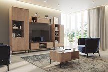 TV cabinet Perila 150 cm hickory