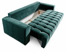 Spikenard sofa bed 245 cm (Fabric: Monolith 37)